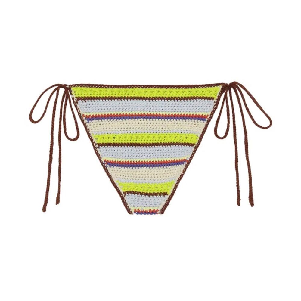 Ganni Women's Crochet String Bikini Briefs sz US 6 (38) - Picture 2 of 4